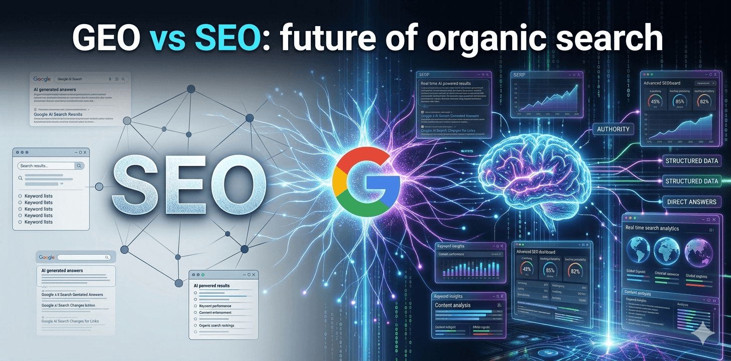 GEO vs SEO: Future of Organic Search in 2026 Explained